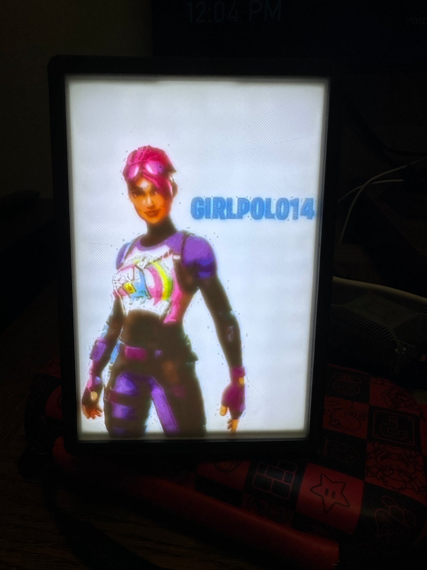 Custom Color Photo Lithophane 4 1/2 x 6 1/2