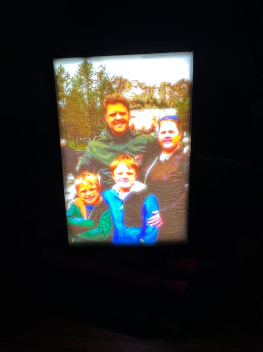 Custom Color Photo Lithophane 4 1/2 x 6 1/2