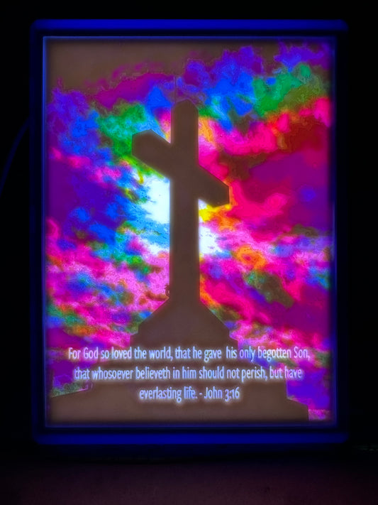 Custom Colored Lithophane 6 1/2 x 8 1/2